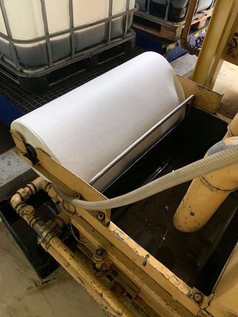Belt filter in use – photo 2
